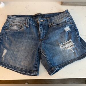 Joes Jeans Shorts Womens  Distressed size 25 Blue